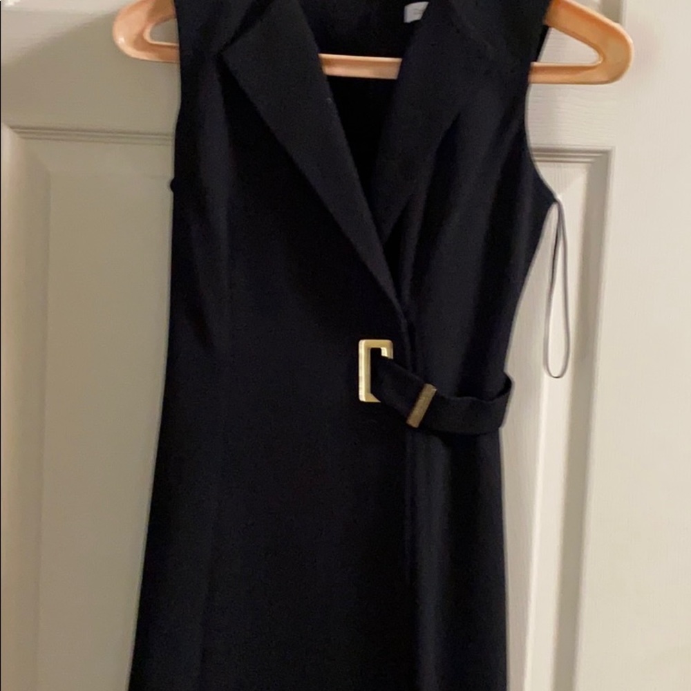 Calvin Klein dress with gold buckle